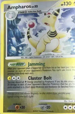 Ampharos 1/32 Secret Wonders Rare Reverse Holo Pokemon Card - Image 3