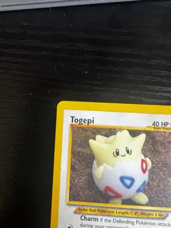 Pokemon Togepi 56/105 Neo Destiny Uncommon Regular Unlimited Card English 2000 - Image 4