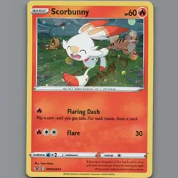Scorbunny - (Cosmos Holo) Swsh244 Swsh: Sword & Shield Promo Cards Holo - Image 1