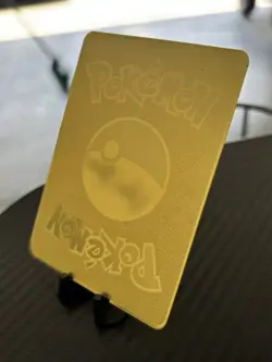 Pokemon Inspired Metal Card Thicc Charizard - Image 2