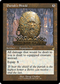 Pariah's Shield (Retro Frame) [Ravnica Remastered] Near Mint - Image 1