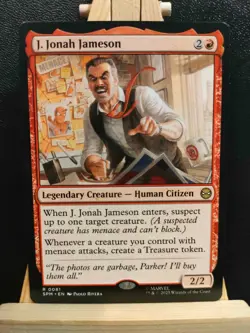 J. Jonah Jameson - Marvel's Spider-Man - Rare - NM (see pics) MTG - Image 1