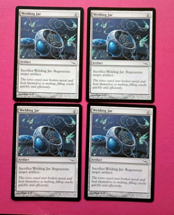 Magic the Gathering MTG Mirrodin WELDING JAR X 4 NM C 2003 NICE! - Image 2