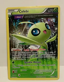 Celebi XY93 XY Full Art Black Star Promo Holo Pokemon Card LP - Image 1