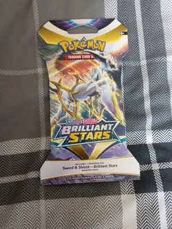 Pokemon Brilliant Stars Sleeved Booster Pack - Brand New & Factory Sealed - Image 1