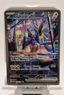 Miraidon ex 244/198 Special Illustration Rare Scarlet & Violet Pokemon NM/M - Image 1