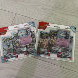 Pokemon TCG Stellar Crown - Triple Blister pack x2 Tinkaton Promo - French - Image 1