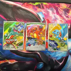 Pokemon First Partner Collection Series 1 Kanto Set 30th Anniversary Full Art NM - Image 1