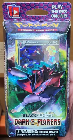 POKEMON BLACK WHITE DARK EXPLORERS SHADOWS (ZOROARK) THEME DECK SEALED/NEW - Image 1