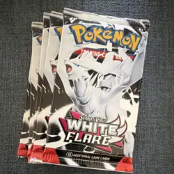 Pokemon TCG White Flare Booster Packs 5x English - Image 3