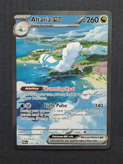 Pokemon TCG Altaria ex 253/182 SV04 Paradox Rift Full Art Holo - Image 1