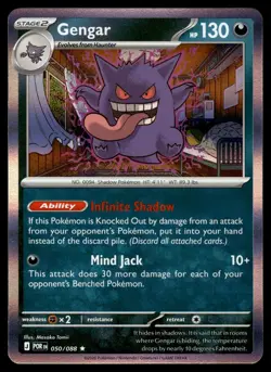 Gengar 050/088 Rare Perfect Order Pokemon Near Mint - Image 1