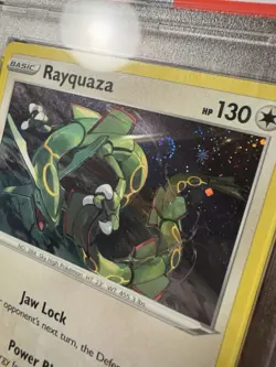PSA 9 💫Swirl💫2024 Pokemon SWSH029 Sea & Sky Rayquaza Black Star Promo Holo - Image 3