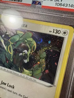 PSA 9 💫Swirl💫2024 Pokemon SWSH029 Sea & Sky Rayquaza Black Star Promo Holo - Image 4
