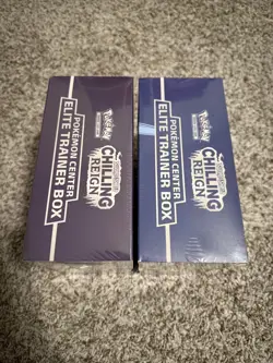 Pokemon Center Exclusive Chilling Reign Elite Trainer Box ETB Set of 2 - Image 5