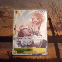 One Piece TCG ENGLISH Nami OP15-108 DASH PACK PROMO Adventure On Kami’s Island - Image 1