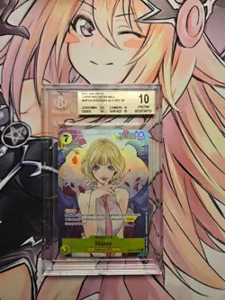 BGS 10 Stussy OP13-110 SR Alt Art One Piece Carrying on His Will Peach Momoko - Image 1