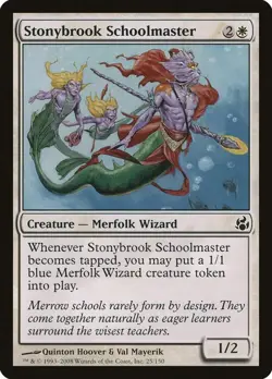25 - Stonybrook Schoolmaster - Morningtide - Normal - Magic: The Gathering Card - Image 1