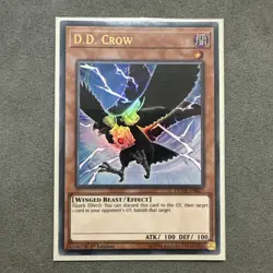 D.D. Crow DUDE-EN027 Ultra Rare 1st Edition YuGiOh TCG Card - Image 1