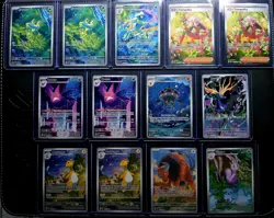 POKEMON CHAOS RISING CARD LOT (SIR,FULL ARTS , EX) + Modern Evolution Card Lot - Image 1