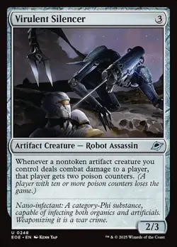 [MTG] Virulent Silencer (Foil) (0248) (EOE) NM - Image 1