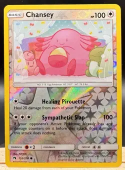 Chansey 152/214 Reverse Holo Lost Thunder Pokemon TCG LP - Image 1