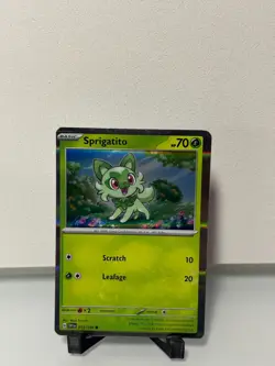 Pokemon TCG Sprigatito 013/198 Sv01: Scarlet & Violet Holo - Image 1