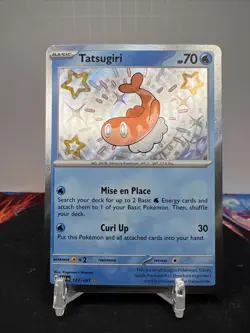 Pokemon TCg Tatsugiri 127/091 Paldean Fates Shiny Holo NM - Image 1