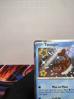 Pokemon TCg Tatsugiri 127/091 Paldean Fates Shiny Holo NM - Image 2