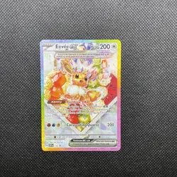 Pokemon TCG Prismatic Evolutions Eevee EX 174 Black Star Promo NM+ - Image 1