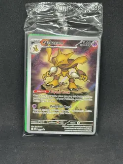 Pokemon Alakazam TCG Mega Evolution ETB Promo Factory Sealed - Image 1