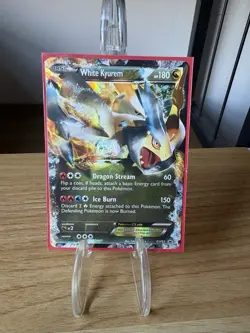Pokemon TCG White Kyurem EX Black Star Promo Holo Black & White BW63 - Image 1