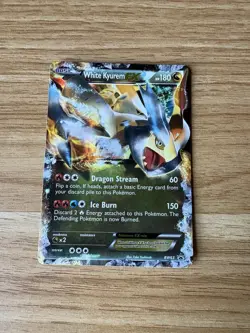 Pokemon TCG White Kyurem EX Black Star Promo Holo Black & White BW63 - Image 2