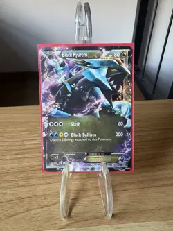 Pokemon TCG Black Kyurem EX Ultra Rare Holo Plasma Storm 95/135 - Image 1
