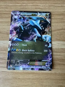 Pokemon TCG Black Kyurem EX Ultra Rare Holo Plasma Storm 95/135 - Image 2
