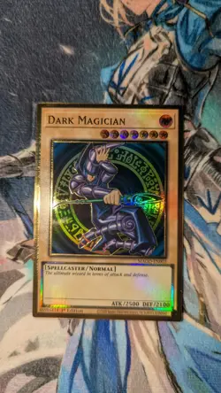 YuGiOh! | Dark Magician | MAGO-EN002 Gold Rare 1st Ed. | NM - Image 1