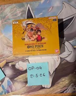 Bandai One Piece TCG: Kingdoms of Intrigue Booster Box (OP-04) 810059781993 - Image 1