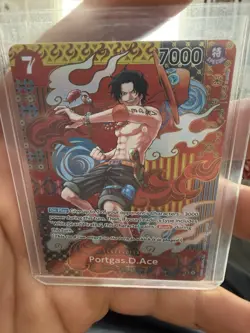Portgas D. Ace SP OP02-013 SR (Special Parallel) – One Piece Card Game - Image 2