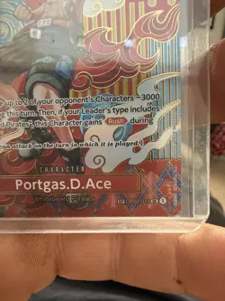 Portgas D. Ace SP OP02-013 SR (Special Parallel) – One Piece Card Game - Image 3