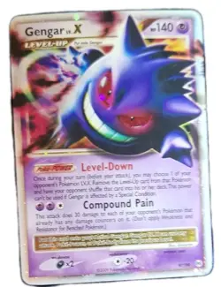 Pokemon GENGAR TCG LV.X Platinum Arceus Holo Ultra Rare Card 97/99 2009 NEW - Image 3