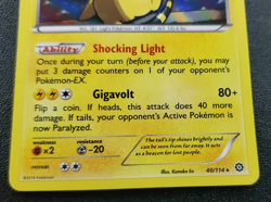 Pokemon TCG XY Steam Siege - Ampharos 40/114 Holo Rare NM - Image 3
