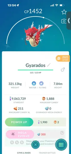 Pokemon Go Shiny Gyarados - Image 1