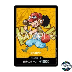 Don!! Card Usopp Promo Kumamoto One Piece Card Game Japanese - Image 1