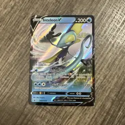 💥 Inteleon V SWSH016 SWSH Black Star Promos Ext. Art Holo Pokemon TCG 2020 - Image 1