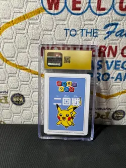 CGC 10 Pristine 2nd Place PIkachu Second Round Taruka 2025 Pokemon Playing Card - Image 2