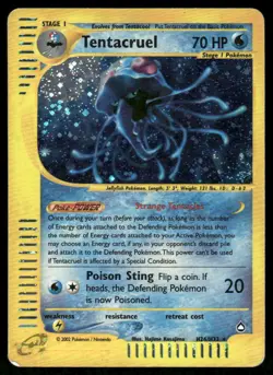Pokemon Cards Tentacruel H26/H32 Aquapolis Holo HP - Image 1