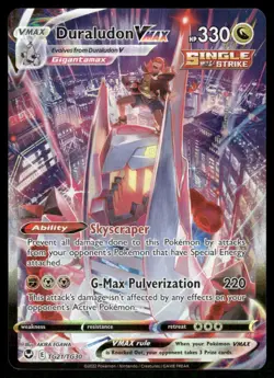 Pokemon Cards Duraludon VMAX TG21/TG30 Silver Tempest Trainer Gallery Holo NM - Image 1