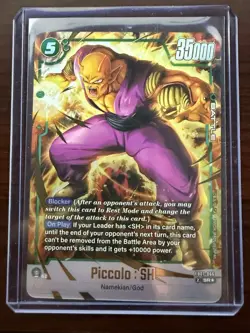 Dragon Ball Super Card Fusion World Wish For Shenron Piccolo : SH Fb07-066 Sr* - Image 1