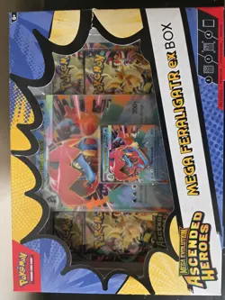 5x Pokemon Mega Feraligatr ex Box Bundle Sealed TCG Collection - Image 3