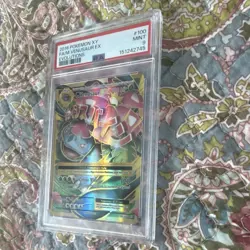 Pokemon 2016 Evolutions M Venusaur EX 100/108 Full Art Holo PSA 9 EN - Image 3